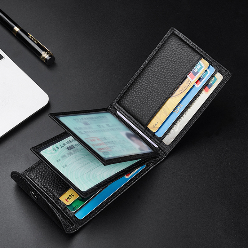 Driver's license leather case Leather Card Case Men's multi-functional driving license driver's license two and one wallet women's ID case protective case
