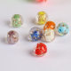 Luminous porcelain gold sand glass beads loose beads Crystal round beads diy glass jewelry accessories bracelet material beads