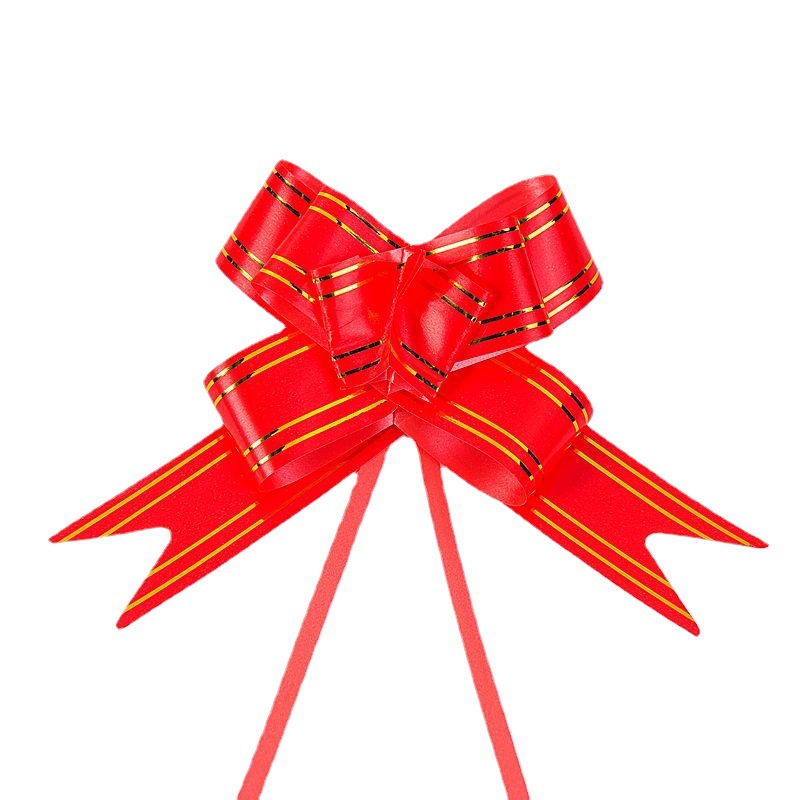 Factory wholesale Christmas gift flower packaging Phnom Penh bow flower ribbon 30 medium hand flower