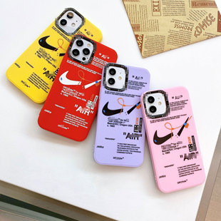 Suitable for candy color broken hook apple 13promax mobile phone case iphone11 fashion brand XR protective case 7P soft 12 men