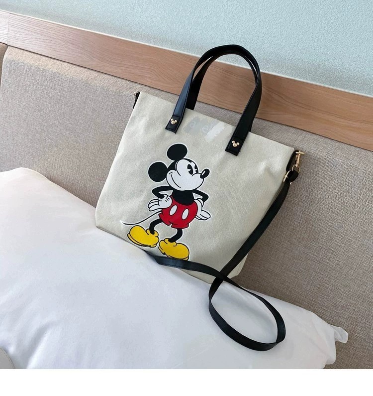 Women's Bag New Canvas Bag Fashion Printed Casual Student Backpack Casual Shoulder Bag Large Capacity Crossbody Bag