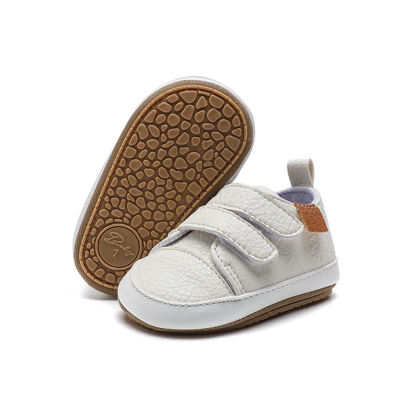 New Baby Shoes 0-1 Year Old Double Lap Casual All-match Sneakers Toddler Shoes