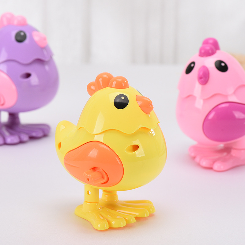 Chain Jumping Chicken Wind-up Small Animal Winding Toys Hotel Gifts Small Toys Stall Night Market Hot Selling Toys