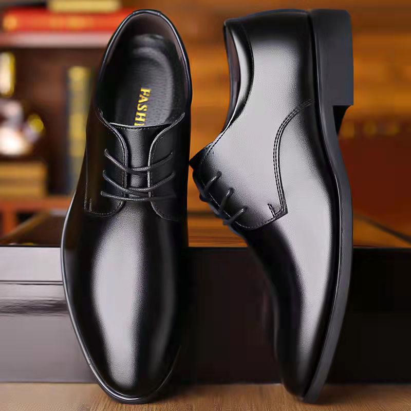 Spring and Autumn British Casual Business Dress Shoes Men's Shoes Inner Height Increase Shoes Wholesale Shoes Casual Shoes Suit