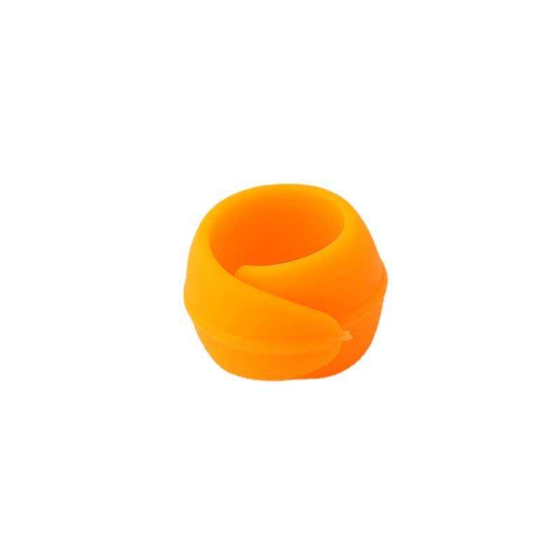 Silicone bobbin clip small roll color elastic silk thread storage thread head cross stitch large roll manual DIY spool fixed