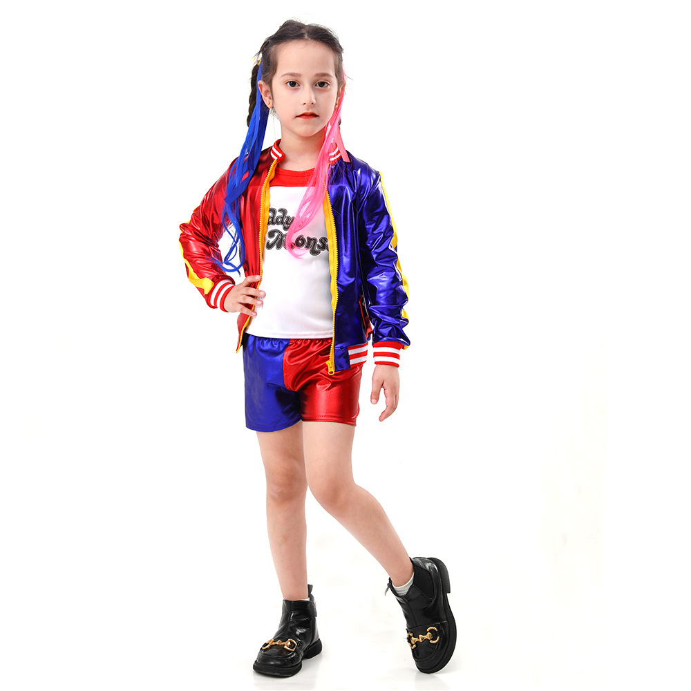 Halloween suicide squad Costume Harley Quinn suicide squad Clown Girl Costume Costume New