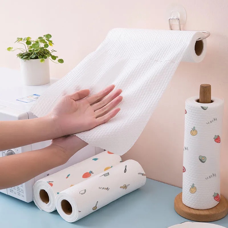 Lazy Rag Kitchen Absorbent Non Woven Wash Bowl Cleaning Daily Supplies Sextrose Rag Disposable Non Woven Fabric Factory