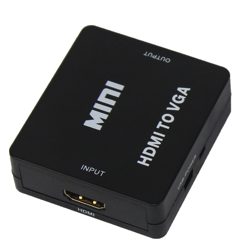 Converter HDMI to AV to HDMI to VGA VGA to HDMI to HDMI small white box RCA black