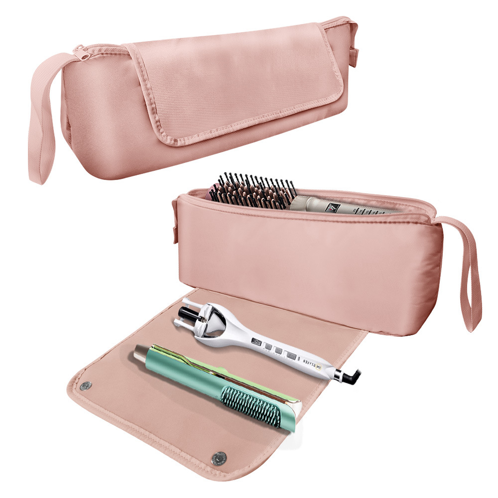 Cross-border in stock new hair straightener storage bag portable travel anti-scald table mat bag Dyson hair curler hair dryer bag