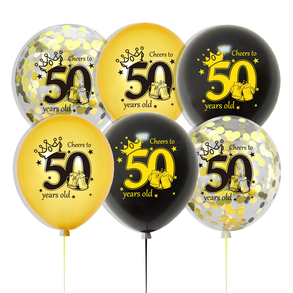 One-year-old party 18 30 40 50 60th birthday balloon anniversary party decoration Amazon