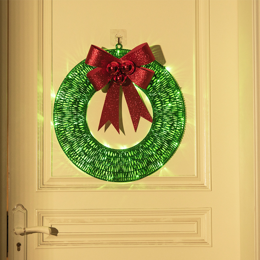 Meihui karácsonyi füzér 50 cm-es fém világító füzér LED meleg fényű karácsonyi díszek forró eladó_voghion.com