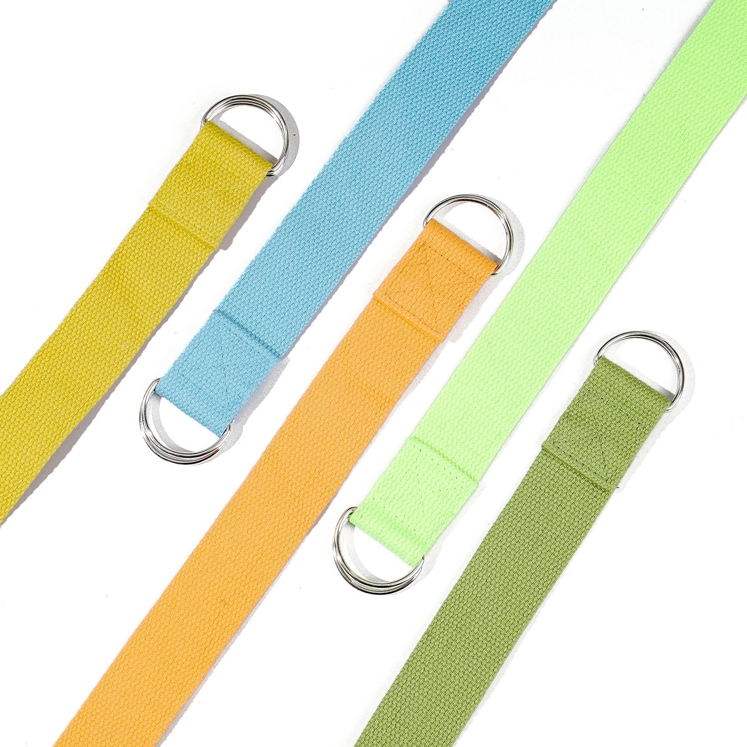 Cross-border yoga stretch belt yoga rope key body belt 2.5 m lengthened stretch yoga auxiliary tool back good