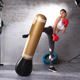 1.5 m Striped Gold Boxing Column