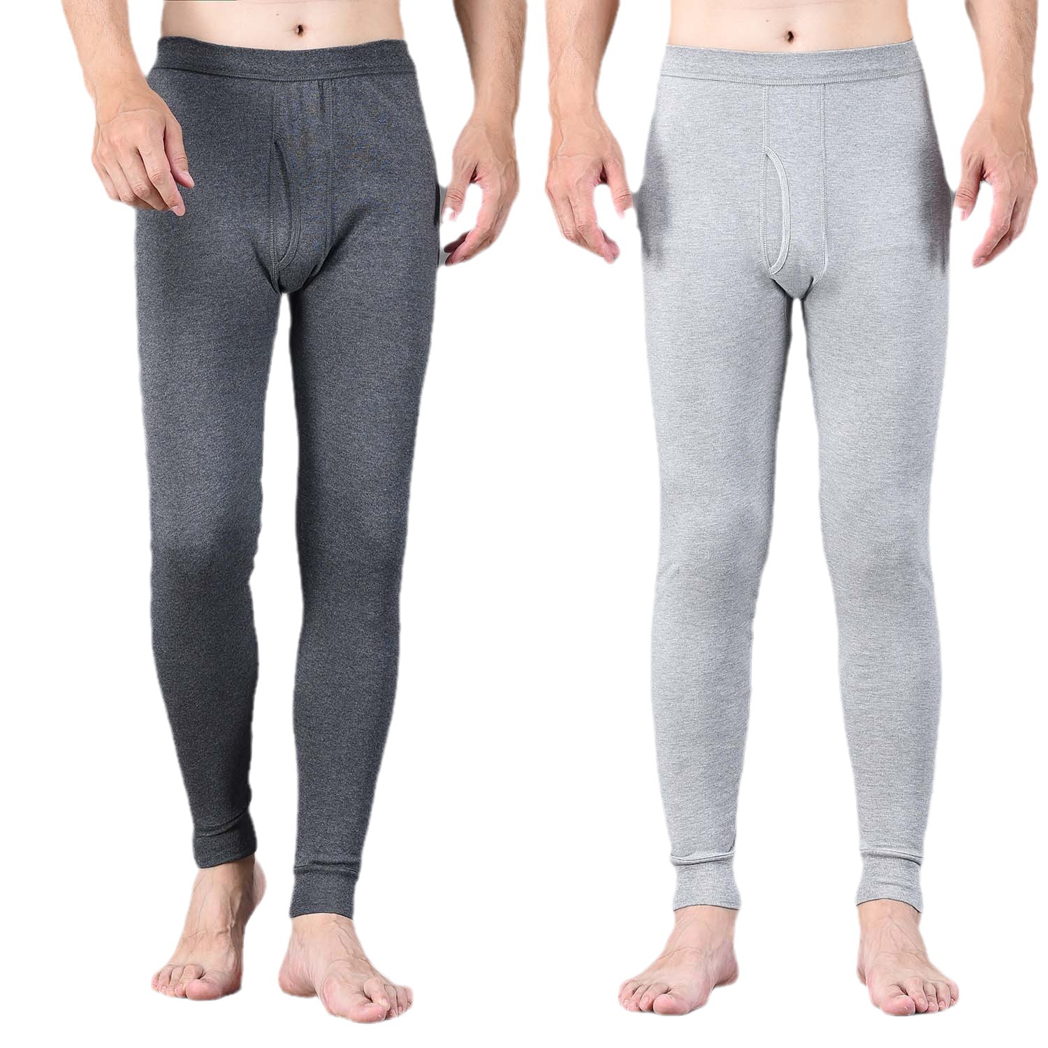 Men's autumn pants 100% cotton loose high waist autumn and winter cotton and wool pants single pants plus fat men's underpants warm pants