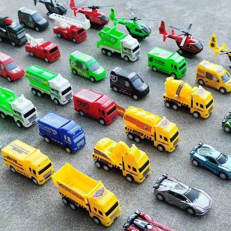 Children's toy boy baby toy car car pull back Engineering Car police fire car set Wholesale