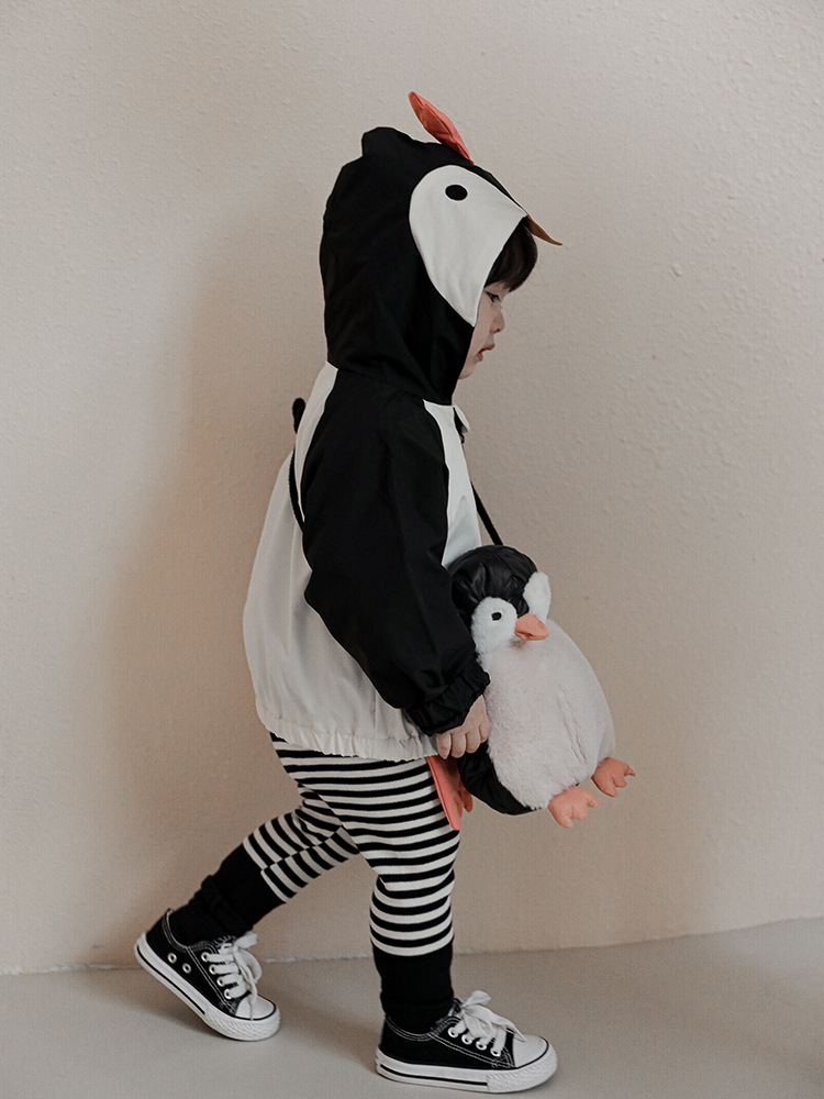 Wurib Girl Spring Autumn Winter New Children's Warm Jacket Baby Cartoon Top Casual Thickened Jacket