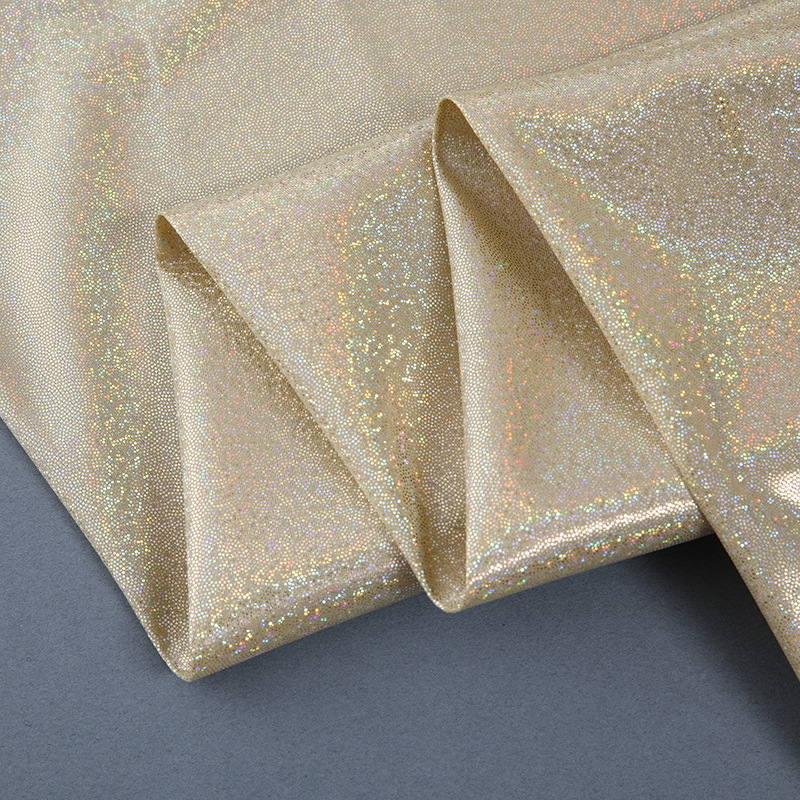 Colorful Magic Color Laser Fingerprint Point Bronzing Fabric Garment Fabric Mask Cloth Toy Cloth Christmas Bronzing Fabric