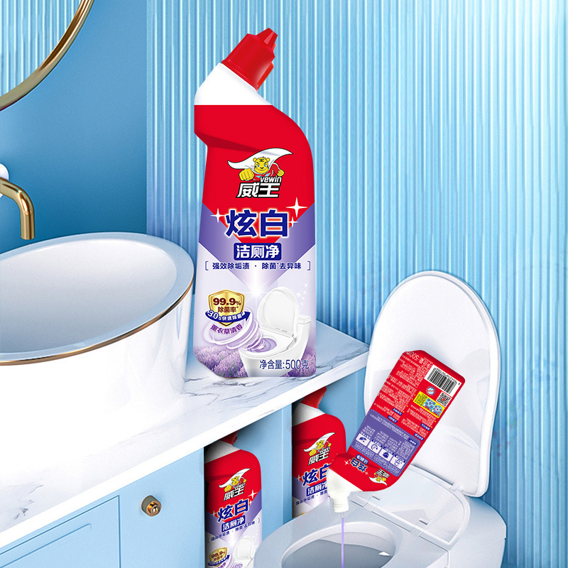 Chaowei Wang toilet cleaner 8-effect all-round dazzle white toilet cleaner 500g strong detergent toilet cleaner toilet cleaner