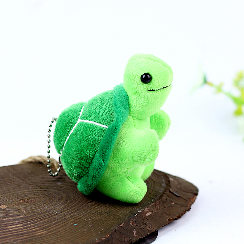 Cute Little Turtle Plush Toy Turtle Pendant Game Small Gift Children's Doll Keychain Accessories Small Doll