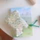 [Su Sibo Bag] Korean Floral Mini Cotton Coin Bag Headset Lipstick Storage Bag Moon Bag Card Bag