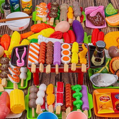 Children's Play House Barbecue toys simulation food BBQ Barbecue skewers barbecue set kitchen toys wholesale