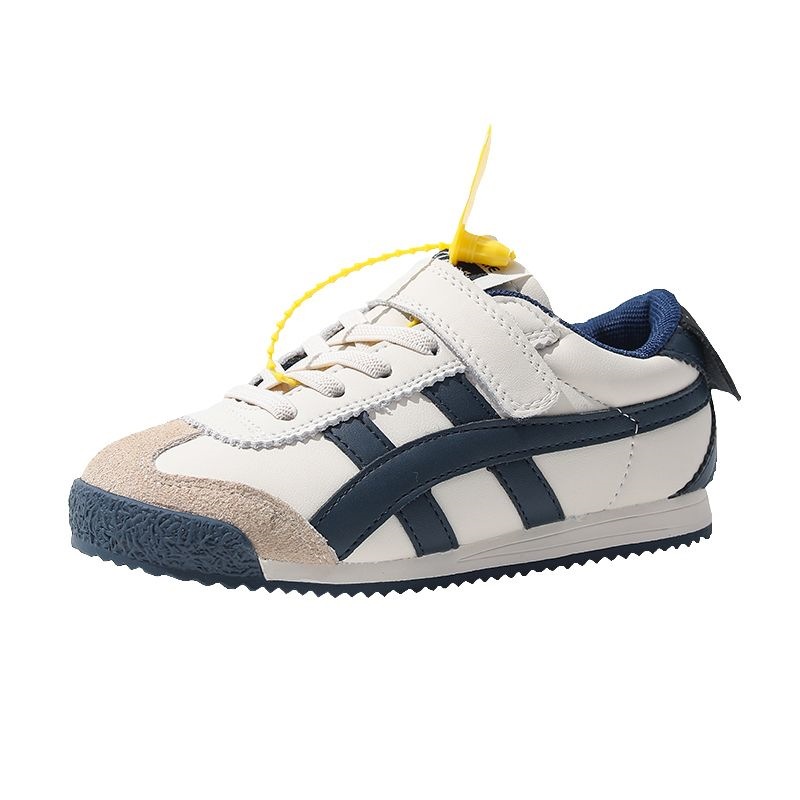 Children's Rabbit Forrest Gump Shoes Men's 2024 Spring and Autumn New Girls' Soft Leather Non-slip Casual Shoes Boys Soft Sole sneaker