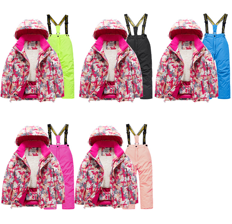 Kinderen skipak meisjes outdoor verdikt waterdicht winddicht warm jongen baby skipak uitrusting_voghion.com