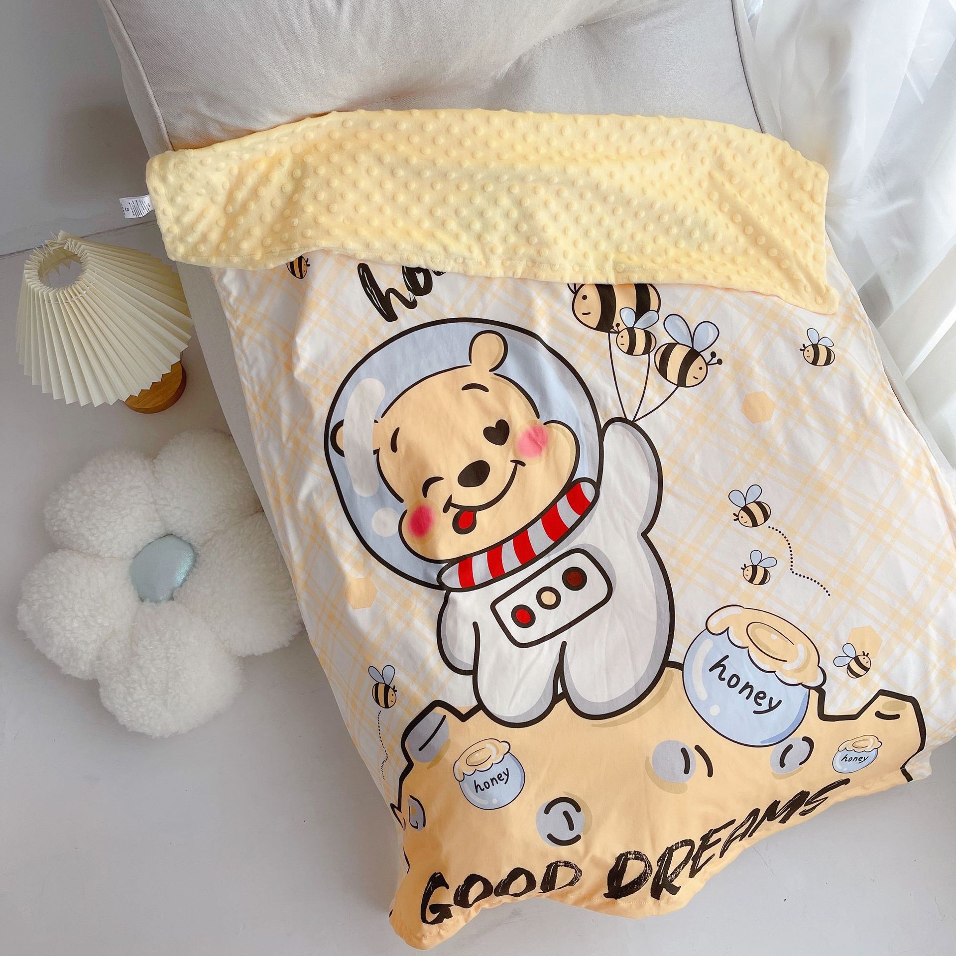 2022 Autumn New Doudou Blanket Children's Cart Small Quilt Kindergarten Nap Blanket Quilt Air-conditioning Blanket Air-conditioning Quilt