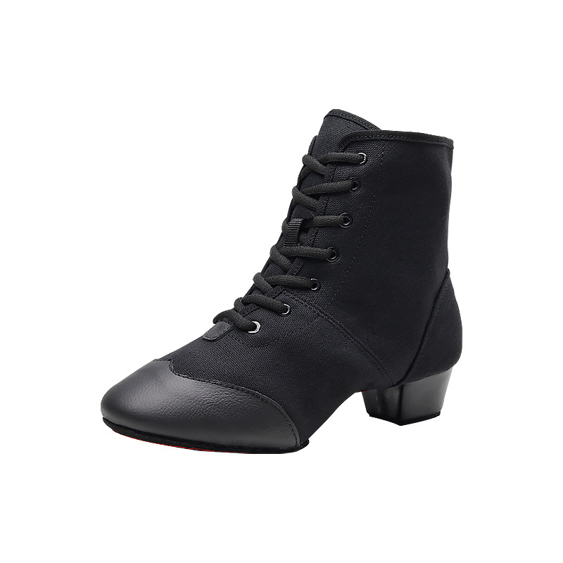 Factory wholesale jazz dance shoes female adult dance shoes with square dance shoes soft bottom dance women's boots a generation of hair