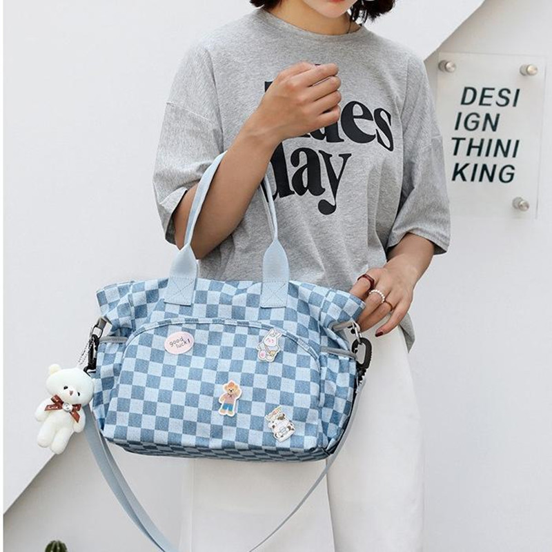 Multi-purpose outdoor mummy bag casual trendy shoulder messenger bag women's large capacity portable mother and baby bag foreign trade cross-border