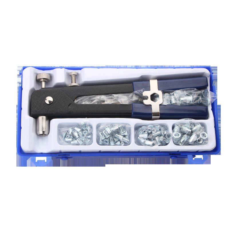 Factory Heavy Duty Single Manual Rivet Nut Gun Manual Pull Nut Gun Pull Cap Gun 86 Piece Set 106 Set