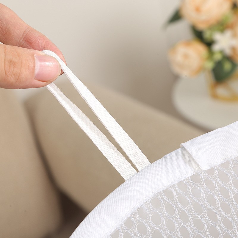 Cartoon Foldable Dirty Clothes Basket Three-sided Mesh Dirty Clothes Basket Breathable Dirty Clothes Storage Frame Clothes Storage Basket