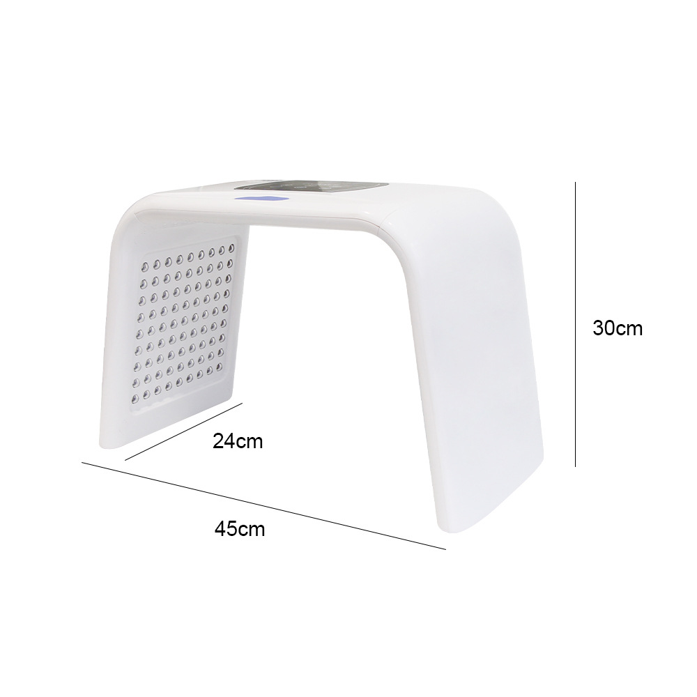 LED Double Hole Cold Spray Spectrometer Beauty Instrument Spray Red and Blue Light Skin Rejuvenation led7 Color Large Row Light Skin Rejuvenation
