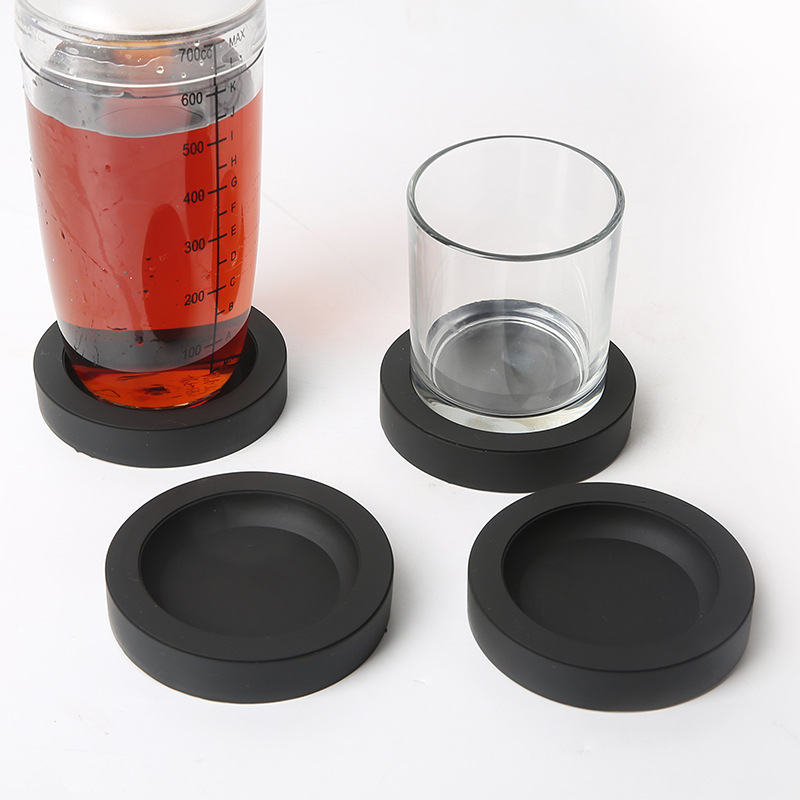 Schick Cup Anti-Slip Mat Blow Hand Lemon Tea Tool Milk Tea Shop Bar Mat Silicone Mat Round Shock Mat