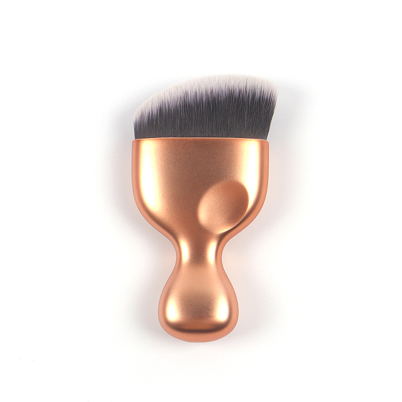 Source manufacturers shake the sound of the same oblique skeleton brush multi-functional makeup finger thumb printing contour brush multi-purpose foundation brush