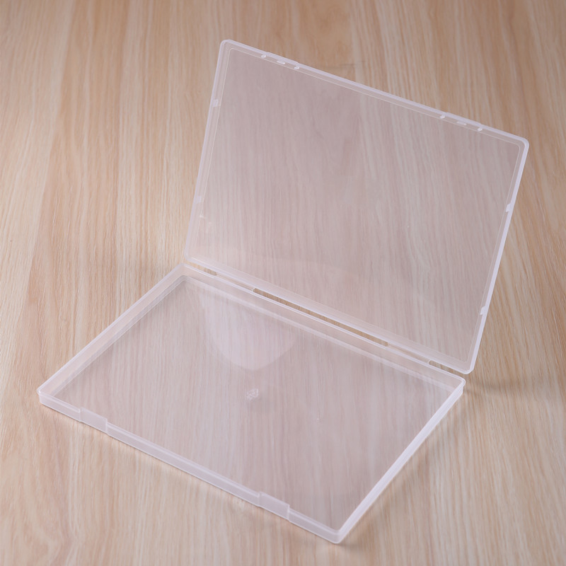 透明な長方形のプラスチックの箱の部品のアクセサリーの収納箱のフラットな文房具の包装箱の空の箱の馬亜遜の卸売り|undefined