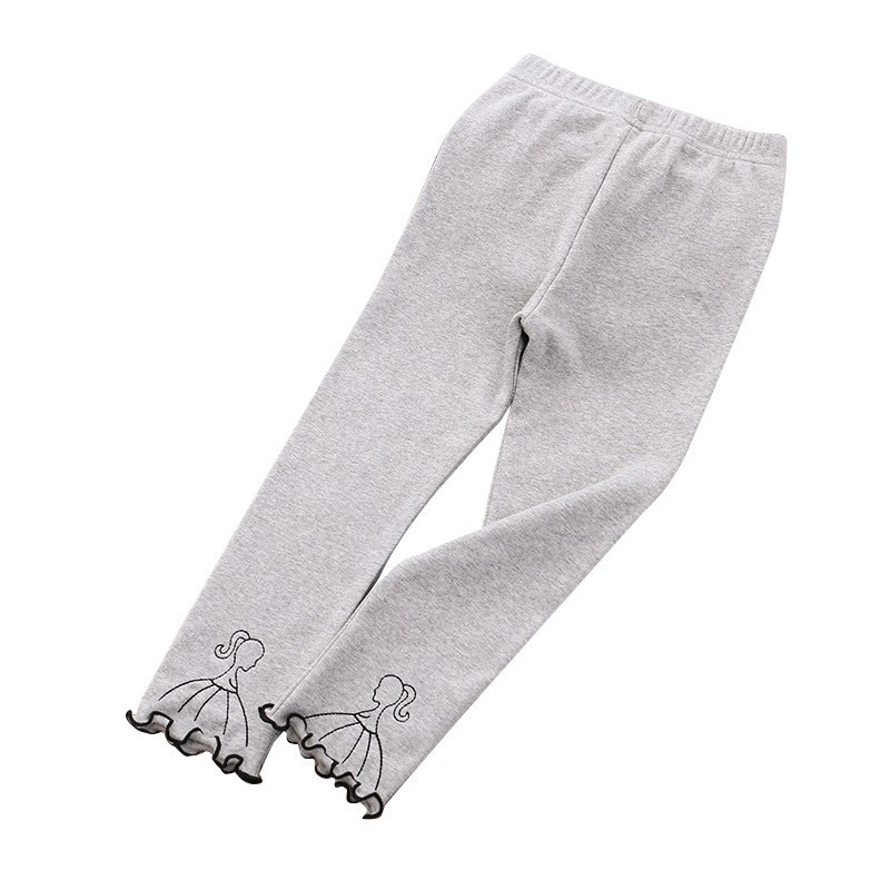 Girls' leggings Spring and Autumn new children's autumn clothes baby girls' slim pants Western style outerwear trousers
