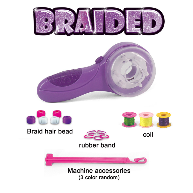 New girls hairdressing and dressing artifact hair braiding device play house girls children's toy set gift wholesale generation