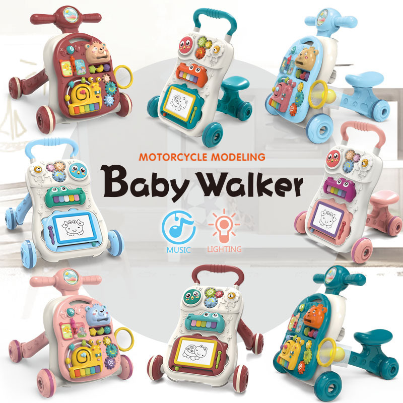 Baby Walker trolley multi-functional anti-flip O-leg walking aid toy baby newborn walking 1 year old