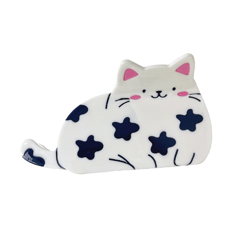 Nische Kreative Niedliche Tier Fangen Clip Katze Hund Kuh Kaninchen Essigsäure Hai Clip Haarnadel 2024 Neue frauen Haarnadel_voghion.com