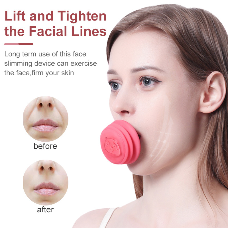 Facial masseter trainer to tighten the skin to enhance facial temperament double chin fat exerciser v face