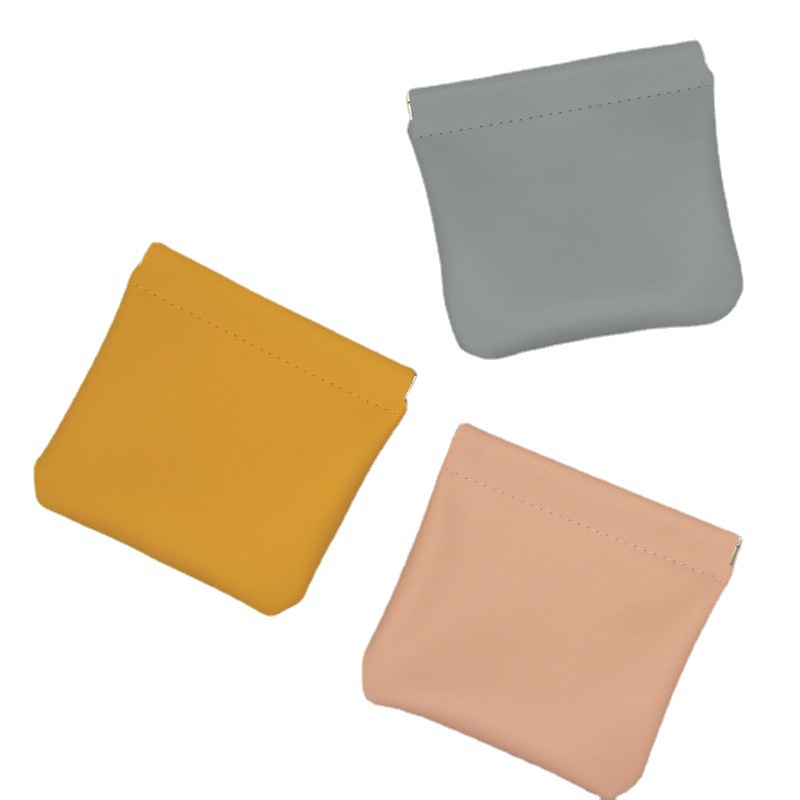 Portable Cosmetic Bag Portable Small Mouth Red Envelope Data Line Sundries Storage Bag Mini Bag Automatic Closure Mummy Bag