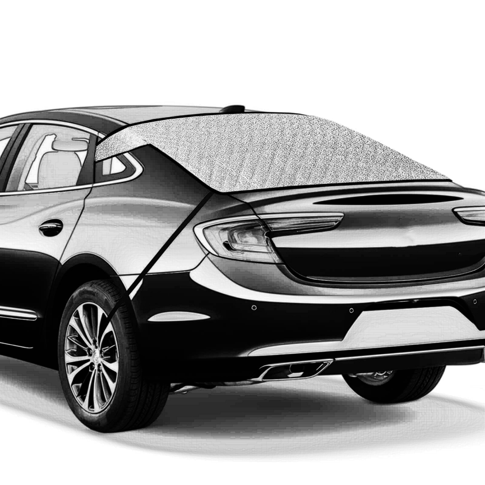New car rear windshield cover 4-layer rear window car cover sun protection UV protection windproof snow privacy snow shield