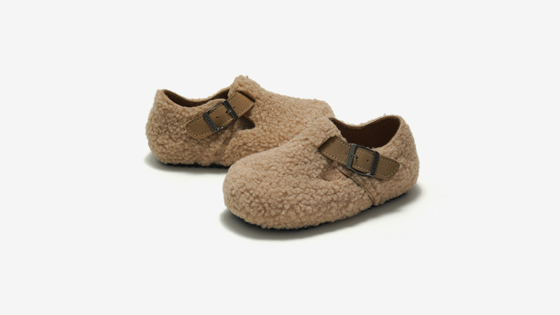 RUIZUSTOCK rudens un ziemas jauni bērnu korķa plīša apavi silti zēnu ikdienas apavi ar flīsa oderi meiteņu kokvilnas apavi_voghion.com