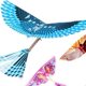 Large flying bird hot sale New rubber band power flying bird auspicious bird educational toys factory direct wholesale