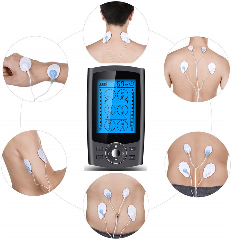 Amazon popular TENS Meridian physiotherapy instrument 24 modes EMS pulse massager MINI shoulder and neck massager