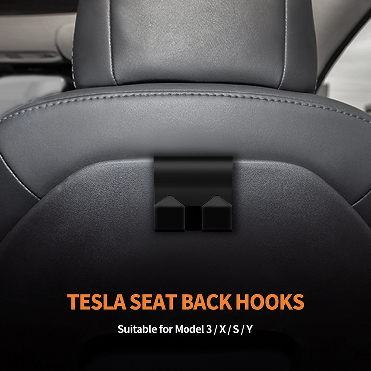 Suitable for TESLA TESLA Model3/Y special seat headrest plastic clothes hook accessories rear hook