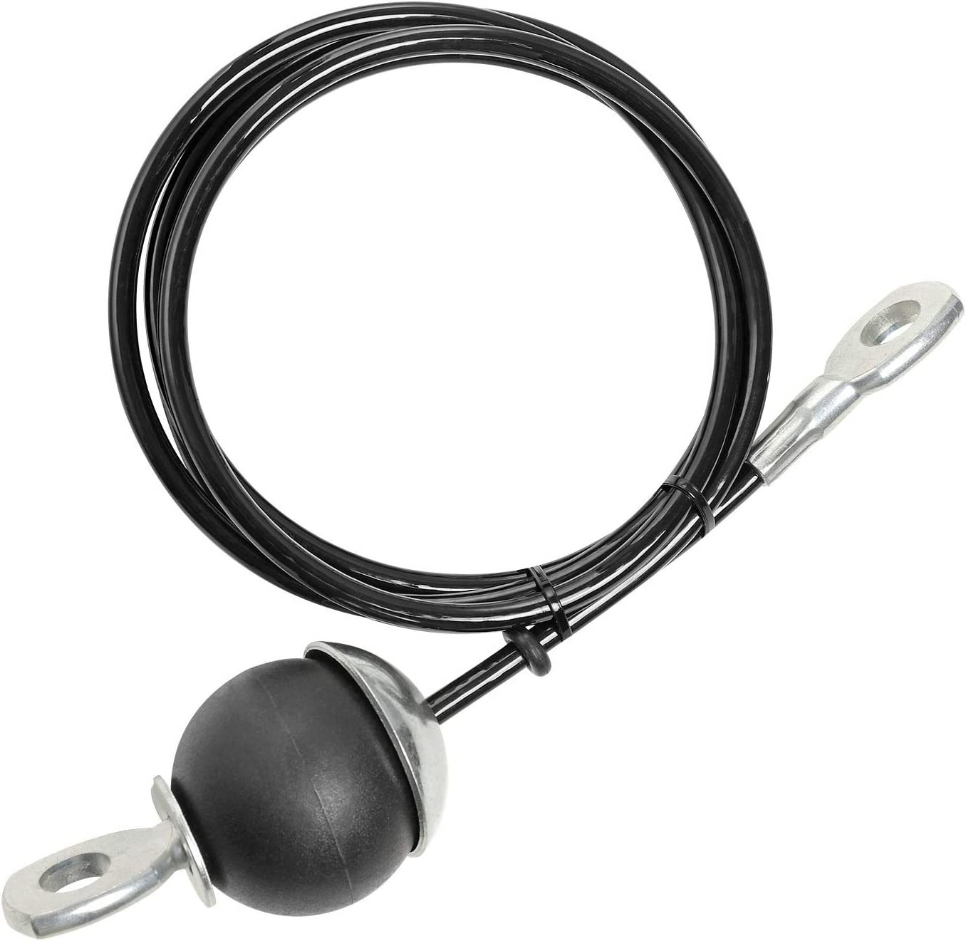 Semi-circular Arc Fitness Equipment Accessories Wire Rope Steel Rope Household CoMMercial Equipment PU5MM Wire Rope Black Per Meter