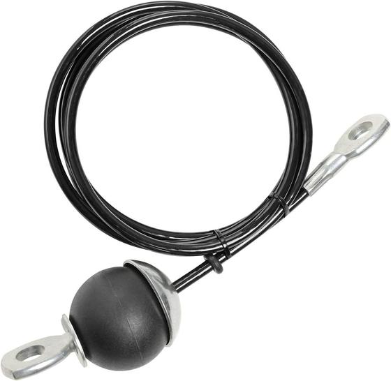 Semi-circular Arc Fitness Equipment Accessories Wire Rope Steel Rope Household CoMMercial Equipment PU5MM Wire Rope Black Per Meter