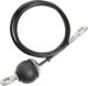 Semi-circular Arc Fitness Equipment Accessories Wire Rope Steel Rope Household CoMMercial Equipment PU5MM Wire Rope Black Per Meter